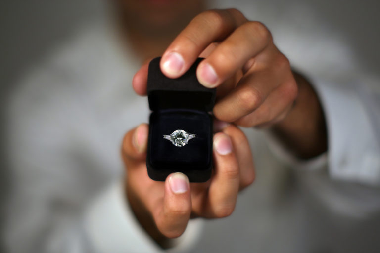 44. WHEN HE PROPOSES